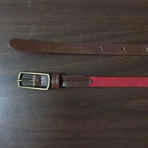 Coral & Brown Summer Belt